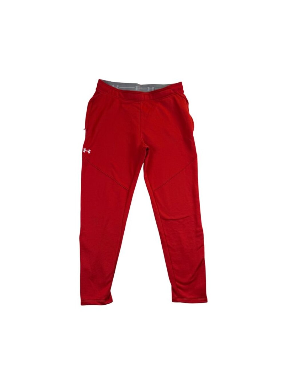 Under Armour Mens Red Coldgear Joggers Loose Fit Pants Size L - Picture 2 of 12